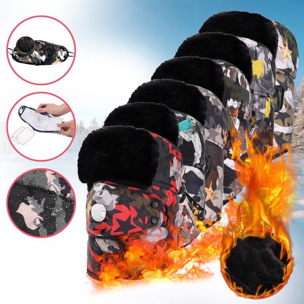 berets trend winter thermal bomber hats men women fashion ear protection face windproof ski cap velvet thicken camouflage hat #t3g, Blue;gray
berets trend winter thermal bomber hats men women fashion ear protection face windproof ski cap velvet thicken camouflage hat #t3g, Blue;gray