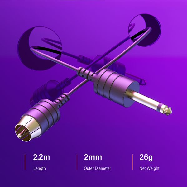 soft thin silicone tattoo clip cord pure copper cores power cable line 2.2m connection rca dc for tattoo machine power supplyscouts
soft thin silicone tattoo clip cord pure copper cores power cable line 2.2m connection rca dc for tattoo machine power supplyscouts