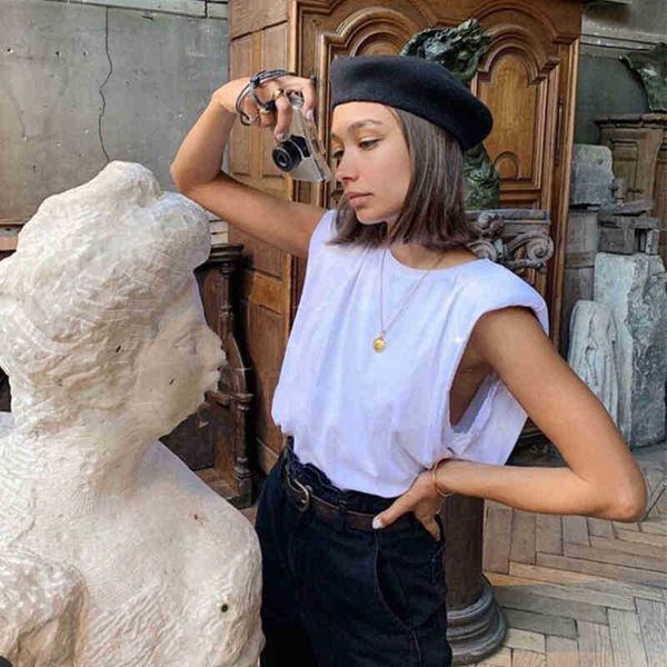 women's tanks & camis mosimolly 8 colors tee shirt women padded sleeve cotton tshirt blouses trendy sleeveless shirt wom 1d9a e1tc, White
women's tanks & camis mosimolly 8 colors tee shirt women padded sleeve cotton tshirt blouses trendy sleeveless shirt wom 1d9a e1tc, White