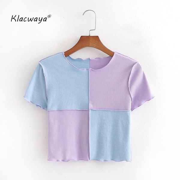 women's t-shirt klacwaya women patchwork tees 2021 summer fashion ladies o-neck short sleeve shirt cute girls casual style, White
women's t-shirt klacwaya women patchwork tees 2021 summer fashion ladies o-neck short sleeve shirt cute girls casual style, White