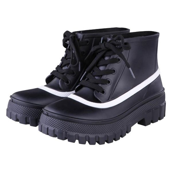 new fashion ladies rain boots platform straps low tube four seasons waterproof fashion korean style flat-bottomed garden boots, Black
new fashion ladies rain boots platform straps low tube four seasons waterproof fashion korean style flat-bottomed garden boots, Black
