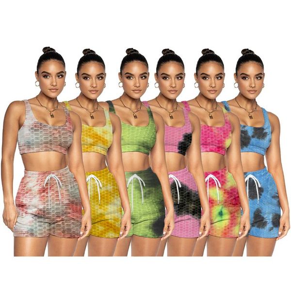 women's tracksuits chiclover summer tracksuit wholesale items sporty fitness tie dye jacquard women two piece set vest and shorts drop, Gray
women's tracksuits chiclover summer tracksuit wholesale items sporty fitness tie dye jacquard women two piece set vest and shorts drop, Gray
