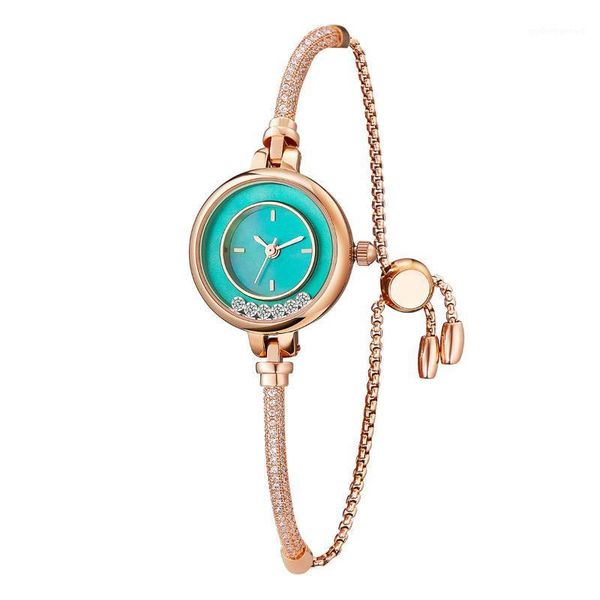 wristwatches time100 female bracelet watch small green quart luxury fashion diamond temperament retractable chain simple ins, Slivery;brown
wristwatches time100 female bracelet watch small green quart luxury fashion diamond temperament retractable chain simple ins, Slivery;brown