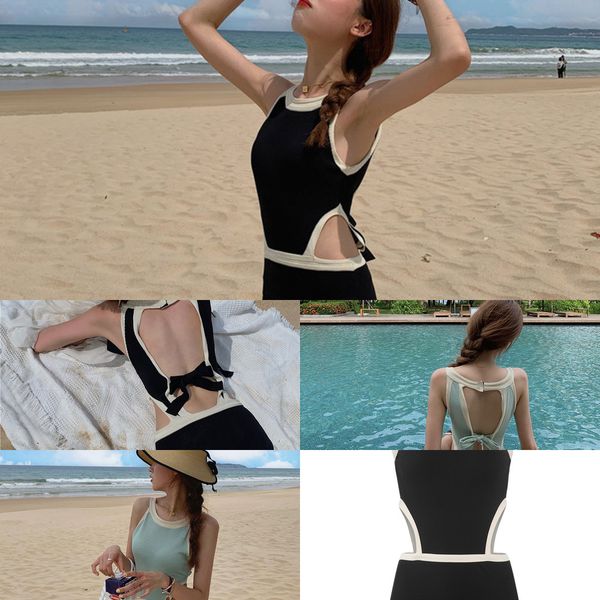 back spring 2020 new korea ins open cover belly show thin cht gathered women's one piece swimsuit2021, White;black
back spring 2020 new korea ins open cover belly show thin cht gathered women's one piece swimsuit2021, White;black