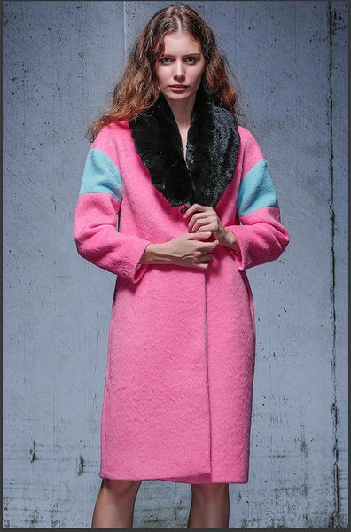 women's trench coats see orange suger mohair wool coat fashion show winter rex fur collar warm thick long loose streetwear so1525, Tan;black 
women's trench coats see orange suger mohair wool coat fashion show winter rex fur collar warm thick long loose streetwear so1525, Tan;black