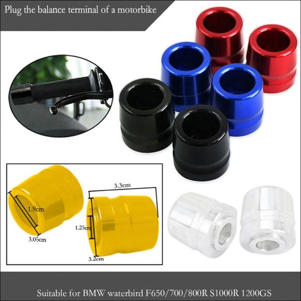 handlebars motorcycle bike hand grip ends plug sliders for s 1000rr 2010-2021