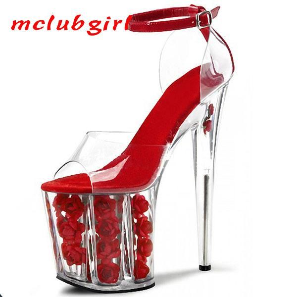 dress shoes mclubgirl 20cm super high heel women's romantic bride wedding transparent crystal rose roman lace sandals lyp, Black
dress shoes mclubgirl 20cm super high heel women's romantic bride wedding transparent crystal rose roman lace sandals lyp, Black