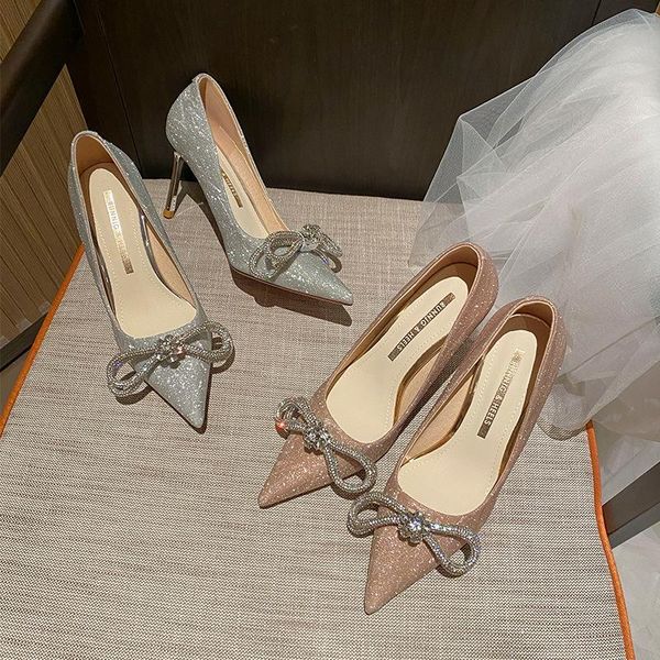 dress shoes 2021 summer women silver rhinestone pointed stiletto heels fairy wind bow baotou butterfly-knot pumps sandals, Black
dress shoes 2021 summer women silver rhinestone pointed stiletto heels fairy wind bow baotou butterfly-knot pumps sandals, Black