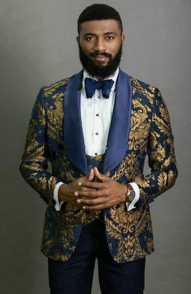 brand new navy blue paisley groom tuxedos shawl lapel two button groomsman wedding tuxedos men prom jacket blazer 3 piece suit(jacket+pants+, Black;gray
brand new navy blue paisley groom tuxedos shawl lapel two button groomsman wedding tuxedos men prom jacket blazer 3 piece suit(jacket+pants+, Black;gray