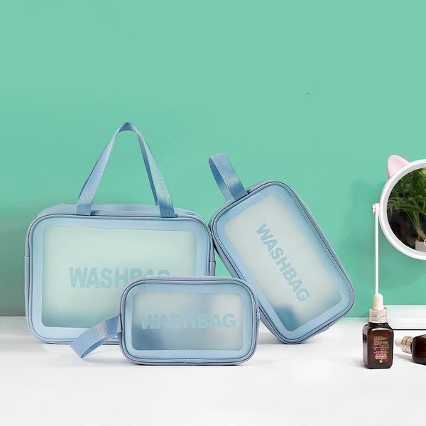 cosmetic bags & cases travel women transparent wearable pu wash bag pvc large capacity waterproof portable storage toiletry beauty case
cosmetic bags & cases travel women transparent wearable pu wash bag pvc large capacity waterproof portable storage toiletry beauty case