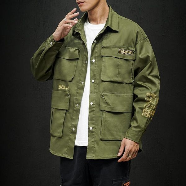 kolmakov 2021 spring casual men's cargo jackets men cotton streetwear jacket printed thin cardigan coats male 13 color m-6xl, Black;brown
kolmakov 2021 spring casual men's cargo jackets men cotton streetwear jacket printed thin cardigan coats male 13 color m-6xl, Black;brown