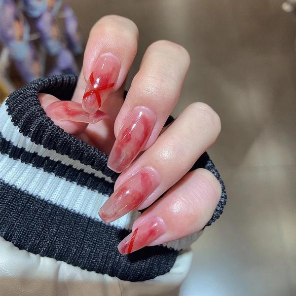 nail art kits 24pcs red patch glue type removable long paragraph fashion manicure save time false
nail art kits 24pcs red patch glue type removable long paragraph fashion manicure save time false