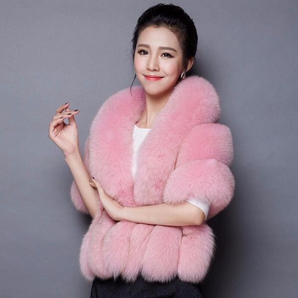 women's fur & faux autumn winter cloak bridal wedding shawl sleeveless vest thick warm collar jacket coat women covered button, Black
women's fur & faux autumn winter cloak bridal wedding shawl sleeveless vest thick warm collar jacket coat women covered button, Black