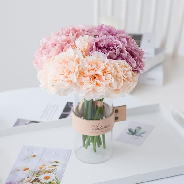 decorative flowers & wreaths 5 heads artificial silk fake peony hydrangea party home office decor wedding table decoration christmas
decorative flowers & wreaths 5 heads artificial silk fake peony hydrangea party home office decor wedding table decoration christmas