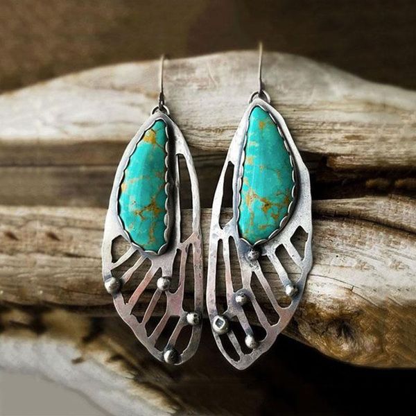 dangle & chandelier bohemian hollow out metal earrings for women ethnic jewelry water drop turquoises green blue stone earring gift z3, Silver
dangle & chandelier bohemian hollow out metal earrings for women ethnic jewelry water drop turquoises green blue stone earring gift z3, Silver