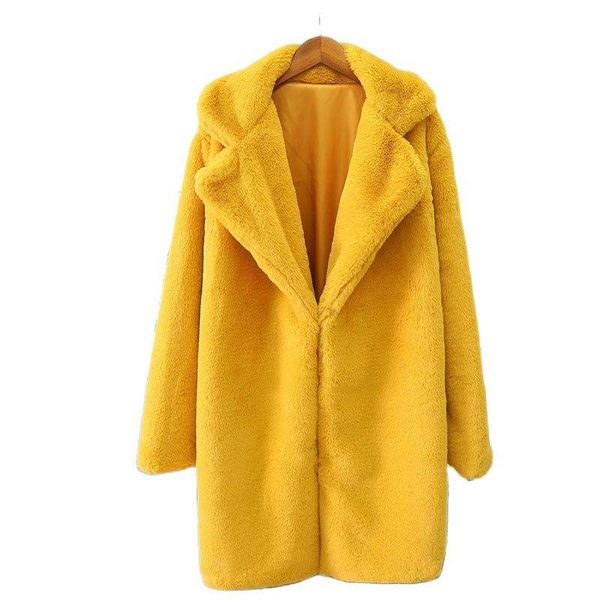women's fur & faux 2021 jacket winter ladies long lapel coat luxury women warm make quality fluffy soft outerwear, Black
women's fur & faux 2021 jacket winter ladies long lapel coat luxury women warm make quality fluffy soft outerwear, Black