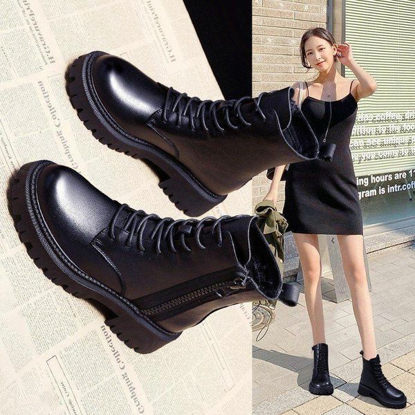boots genuine leather platform shoes women's ankle woman 2021 rubber for women zipper booties chaussure femme, Black
boots genuine leather platform shoes women's ankle woman 2021 rubber for women zipper booties chaussure femme, Black