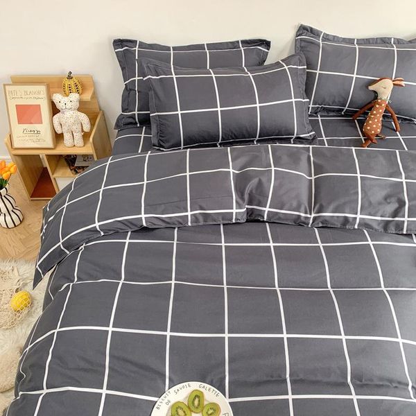 bedding sets black and white checkers pattern 3/4 piece bed sheet quilt cover aloe cotton durable comfortable soft home textile oceania
bedding sets black and white checkers pattern 3/4 piece bed sheet quilt cover aloe cotton durable comfortable soft home textile oceania