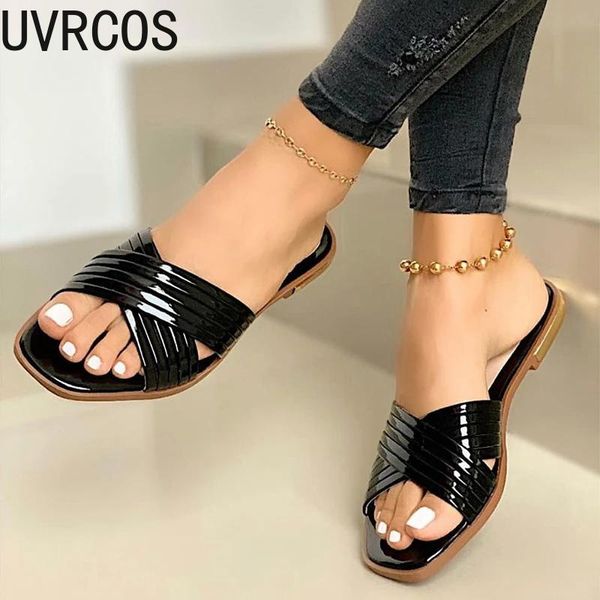 slippers fashion women summer slip on pu ladies flat shoes casual woman bling striped sandals female comfort slides, Black
slippers fashion women summer slip on pu ladies flat shoes casual woman bling striped sandals female comfort slides, Black