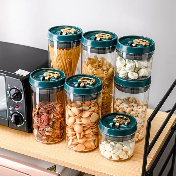 storage bottles & jars 600/1380/2000ml container plastic kitchen refrigerator noodle box multigrain tank transparent sealed
storage bottles & jars 600/1380/2000ml container plastic kitchen refrigerator noodle box multigrain tank transparent sealed