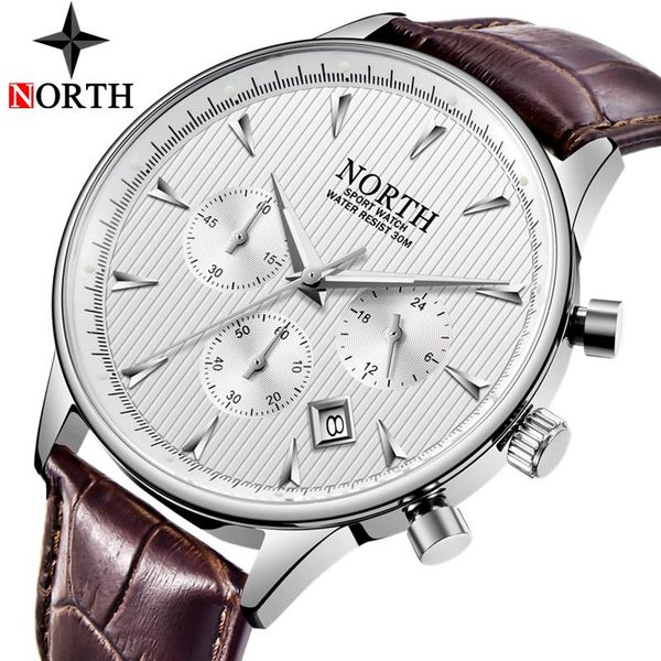 wristwatches 2021 north men watches fashion quartz watch business casual date waterproof chronagraph clock relogio masculino, Slivery;brown
wristwatches 2021 north men watches fashion quartz watch business casual date waterproof chronagraph clock relogio masculino, Slivery;brown