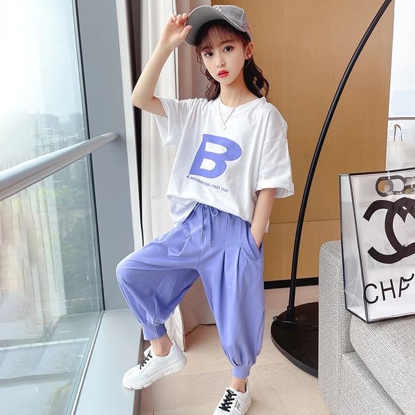New Girls Clothing Sets Summer Short Sleeve T-Shirt+Pants 2 Pcs Kids Teens Girl Clothes Suits 6 7 8 10 11 12 13 Years
New Girls Clothing Sets Summer Short Sleeve T-Shirt+Pants 2 Pcs Kids Teens Girl Clothes Suits 6 7 8 10 11 12 13 Years