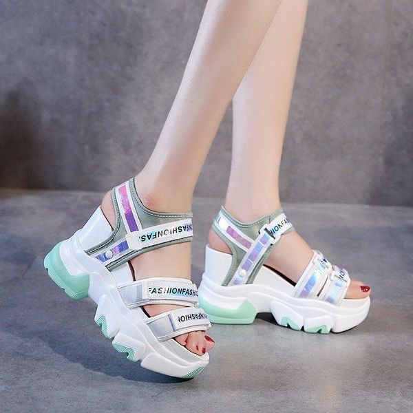 sandals summer women wedges high heels open toe thick bottom platform shoes woman casual comfort chunky sandalias, Black
sandals summer women wedges high heels open toe thick bottom platform shoes woman casual comfort chunky sandalias, Black