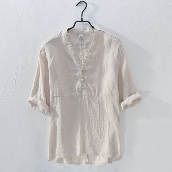 2021 new italy brand short sleeve linen shirts summer v neck casual breathable flax shirt men designer splice camisas para hombre 2eve, White
2021 new italy brand short sleeve linen shirts summer v neck casual breathable flax shirt men designer splice camisas para hombre 2eve, White
