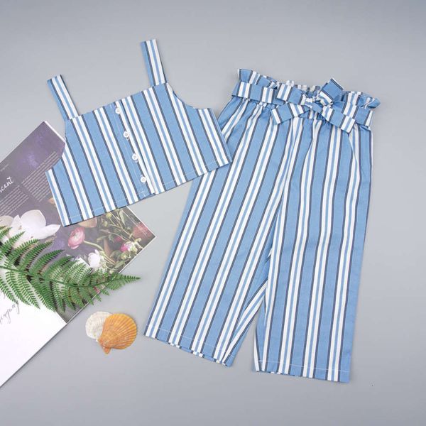 spring ins new / summer 2021 selling sleeveless striped t-shirt pants two piece children's suit, White
spring ins new / summer 2021 selling sleeveless striped t-shirt pants two piece children's suit, White