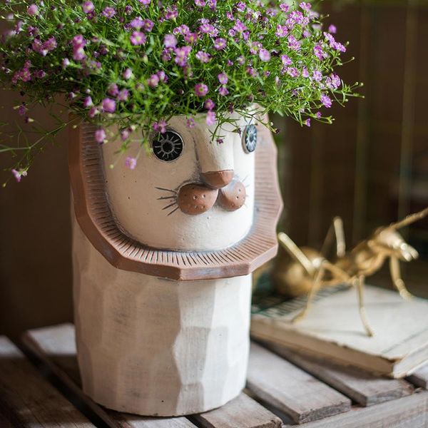 vases abstract lion flower art decorative pot soil culture creative storage gifts secondary
vases abstract lion flower art decorative pot soil culture creative storage gifts secondary