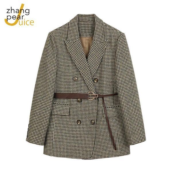 women's suits & blazers winter spring korean coat women casual wool jacket female elegant slim plaid blazer outwear, White;black
women's suits & blazers winter spring korean coat women casual wool jacket female elegant slim plaid blazer outwear, White;black