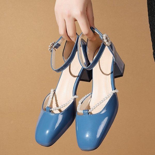 sandals 2021 summer high heels women's fashion comfort vintage buckle square head women shoes zapatos de mujer, Black
sandals 2021 summer high heels women's fashion comfort vintage buckle square head women shoes zapatos de mujer, Black