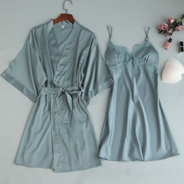 2021 spring women robe & gown sets sleep lounge pijama sleeveless ladies nightwear bathrobe+nightdress with chest pads, Black;red
2021 spring women robe & gown sets sleep lounge pijama sleeveless ladies nightwear bathrobe+nightdress with chest pads, Black;red