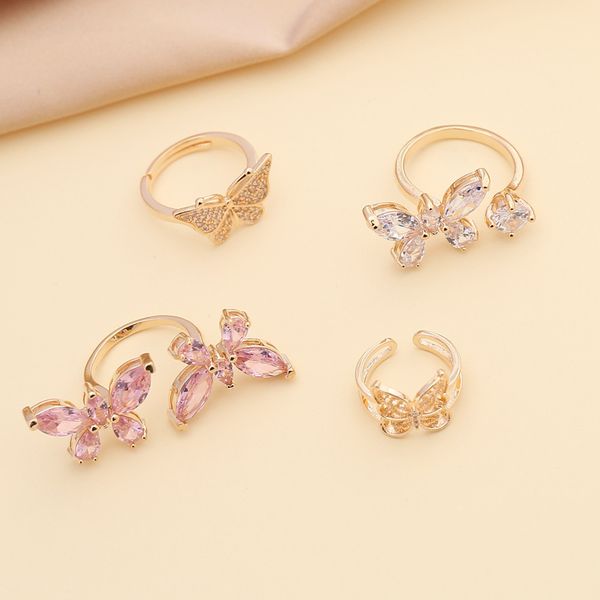 factory wholesale jewelry full of zircon butterfly opening ring female personality fashion creative hand decoration ins r057 party gift
factory wholesale jewelry full of zircon butterfly opening ring female personality fashion creative hand decoration ins r057 party gift