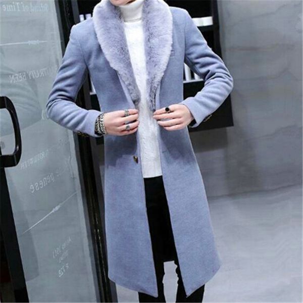 in the autumn of new young men's lengthened woolen boys long knee fashion coat m97v, Tan;black
in the autumn of new young men's lengthened woolen boys long knee fashion coat m97v, Tan;black