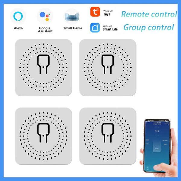 smart home control 10a/16a mini wifi wireless switch module remote voice works with alexa google tuya
smart home control 10a/16a mini wifi wireless switch module remote voice works with alexa google tuya