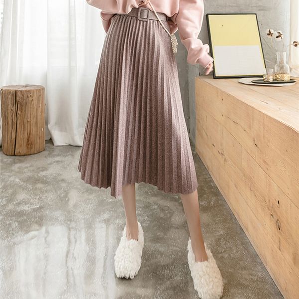 2021 new cintura alta feminina casual de malha outono slido com cinto plissado midi saias senhora moda simples saia mujer faldas tl06, Black
2021 new cintura alta feminina casual de malha outono slido com cinto plissado midi saias senhora moda simples saia mujer faldas tl06, Black