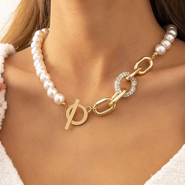 chokers boho rhinestone round switching buckle necklace ladies vintage white pearl beaded wedding necklaces girl birthday jewelry, Golden;silver
chokers boho rhinestone round switching buckle necklace ladies vintage white pearl beaded wedding necklaces girl birthday jewelry, Golden;silver