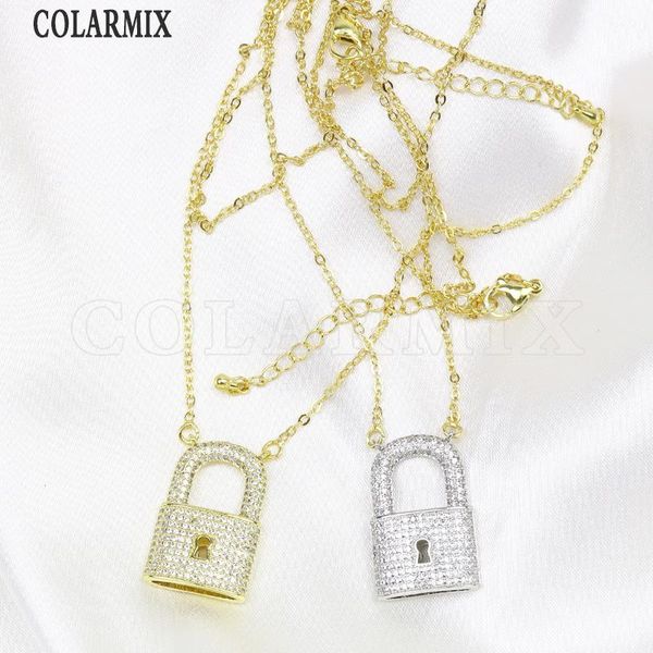 pendant necklaces 3 pcs lock shape necklace zircon jewelry accessories gift 31834, Silver
pendant necklaces 3 pcs lock shape necklace zircon jewelry accessories gift 31834, Silver