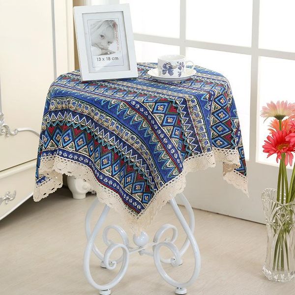 table cloth ethnic tablecloth cotton linen dust-proof bohemia cover multi functional retro round with lace edge tapete
table cloth ethnic tablecloth cotton linen dust-proof bohemia cover multi functional retro round with lace edge tapete