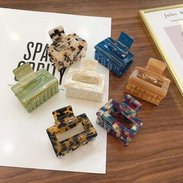 heheda2 hair accessories korean rectangle acrylic marble cellulose acetate clip hairpins for women girls crab clamp
heheda2 hair accessories korean rectangle acrylic marble cellulose acetate clip hairpins for women girls crab clamp