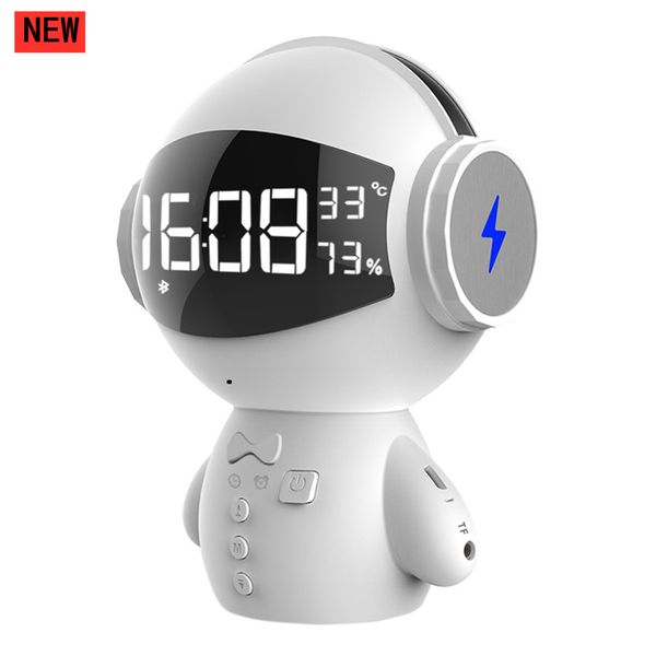 portable bluetooth speaker led display alarm clock fm radio k song mic subwoofer robot sound player phone charging treasure mp3
portable bluetooth speaker led display alarm clock fm radio k song mic subwoofer robot sound player phone charging treasure mp3