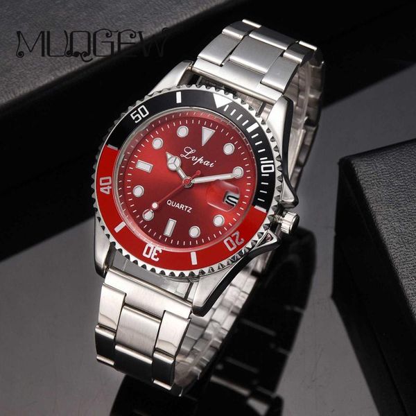wristwatches mens stainless steel strap quartz fashion luxury watch men automatic male watches 2021 designer montre homme, Slivery;brown
wristwatches mens stainless steel strap quartz fashion luxury watch men automatic male watches 2021 designer montre homme, Slivery;brown