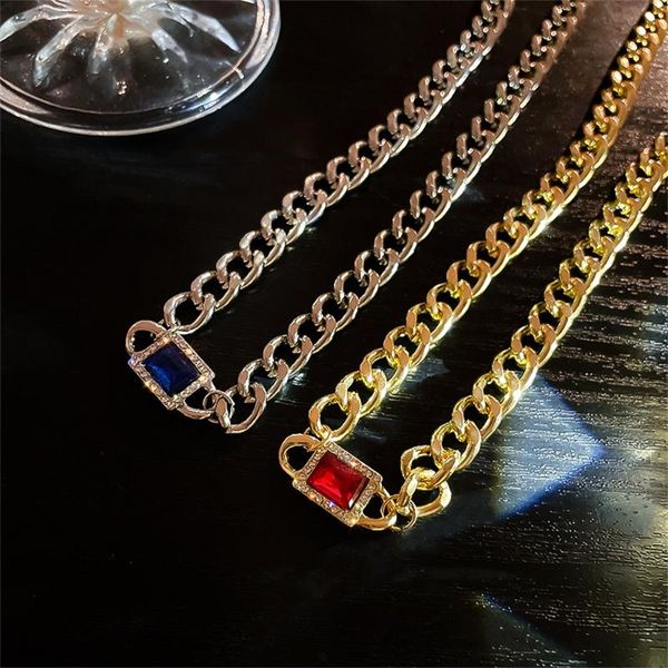 vintage necklace women necklace gold color blue red cubic zirconia trendy fashion give friends surprise holiday gifts, Silver
vintage necklace women necklace gold color blue red cubic zirconia trendy fashion give friends surprise holiday gifts, Silver