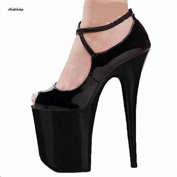 dress shoes crossdresser plus:35-45 46 nightclub zapatos mujer peep toe fashion show 20cm thin heel platform wedding/brid pumps, Black
dress shoes crossdresser plus:35-45 46 nightclub zapatos mujer peep toe fashion show 20cm thin heel platform wedding/brid pumps, Black