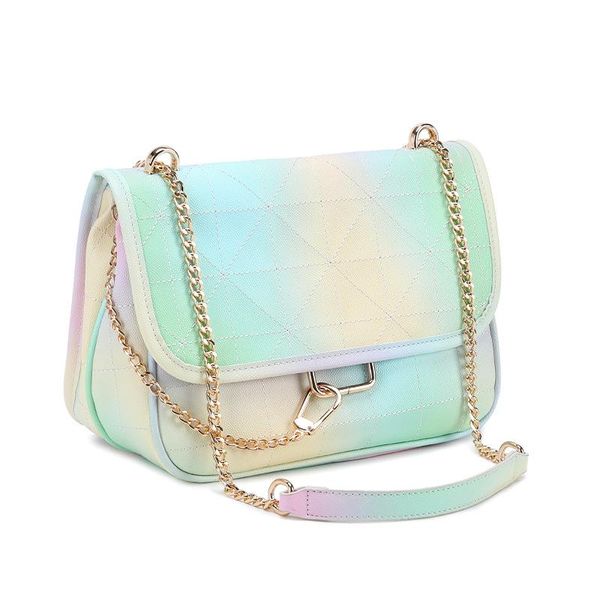 cross body 2021 tide rainbow gradient small pure and fresh natural messenger bag capacity stray chain single shoulder
cross body 2021 tide rainbow gradient small pure and fresh natural messenger bag capacity stray chain single shoulder