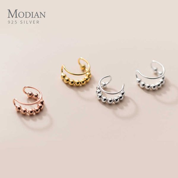 arrive anti-allergy light beads hollow out moon shape 925 sterling silver clips earrings for women girl fine jewelry 210707
arrive anti-allergy light beads hollow out moon shape 925 sterling silver clips earrings for women girl fine jewelry 210707
