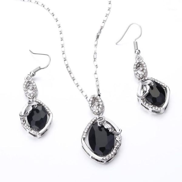 earrings & necklace minhin elegant austrian crystal jewelry sets for women silver color and earring set bridal wedding gifts
earrings & necklace minhin elegant austrian crystal jewelry sets for women silver color and earring set bridal wedding gifts