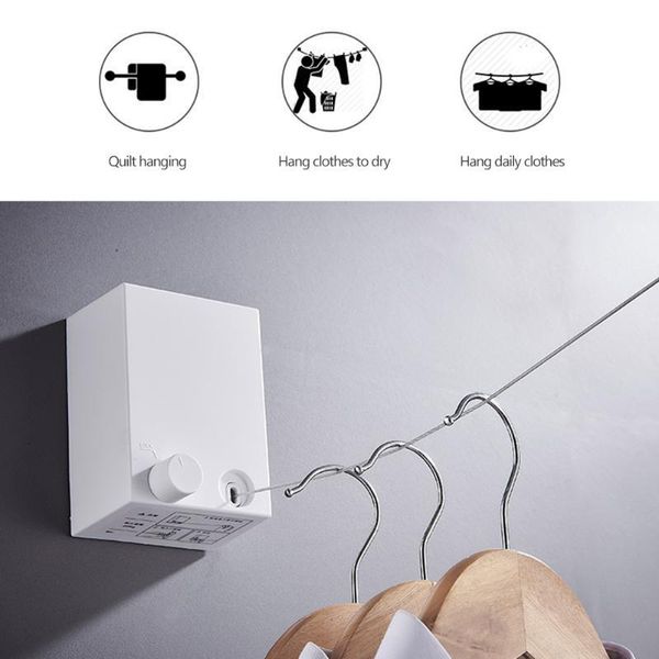 hangers & racks practical indoor retractable clothesline invisible drying non-slip clothes rack punching balcony steel wire
hangers & racks practical indoor retractable clothesline invisible drying non-slip clothes rack punching balcony steel wire