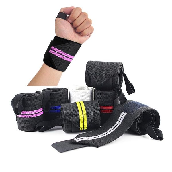 1 pc wrist wrap bandage weightlifting support wristband adjustable powerlifting crossfit and strength training wrist brace, Black;red 
1 pc wrist wrap bandage weightlifting support wristband adjustable powerlifting crossfit and strength training wrist brace, Black;red